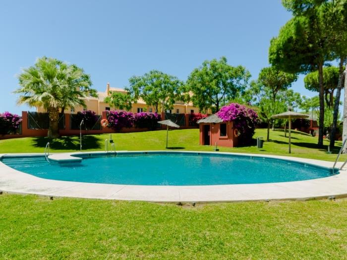 Large terrace and pool