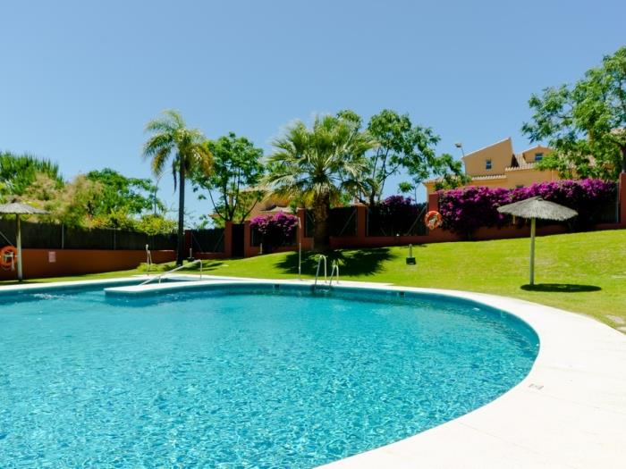 Large terrace and pool