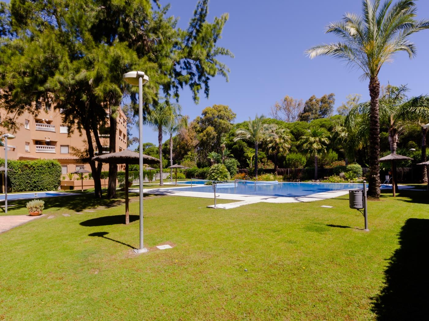 Holiday apartment with pool and air conditioning