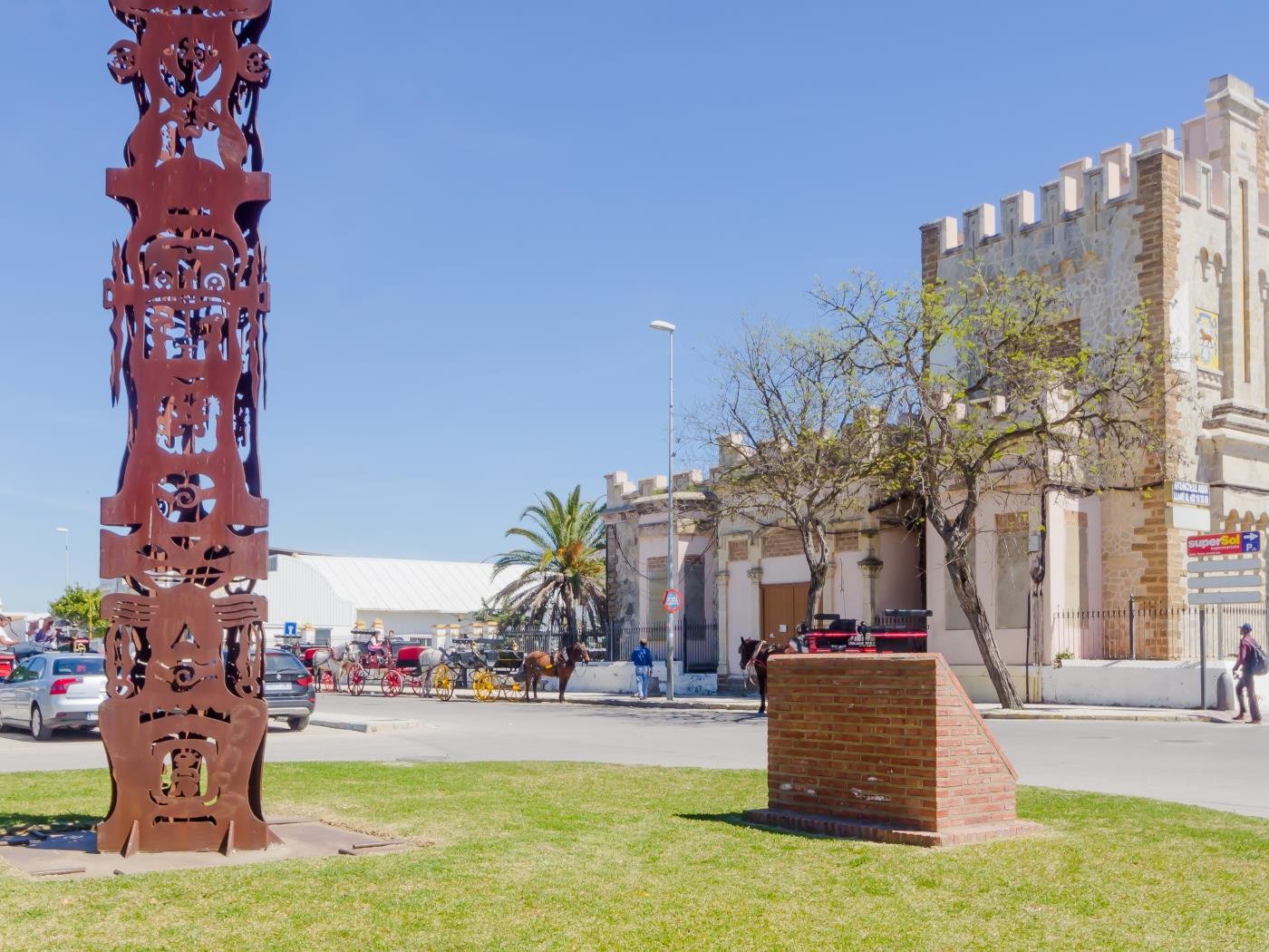 Sanlúcar, a 500 metros de la playa